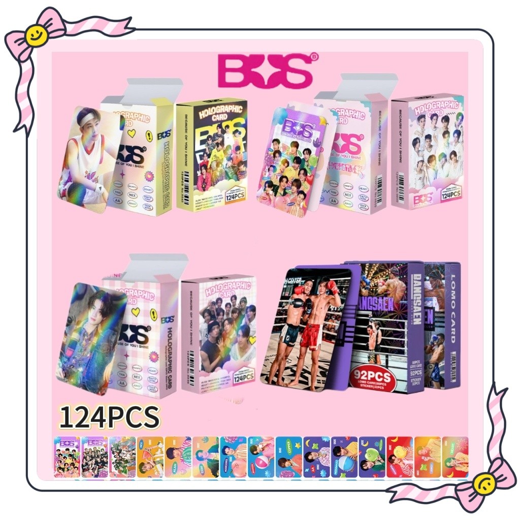 🔥จัดส่งทันที🔥124 ชิ้น Bus Photocards เพราะคุณฉันส่องแสง 2024 การ์ด LOMO ทีมผู้ชาย Debut ใหม่