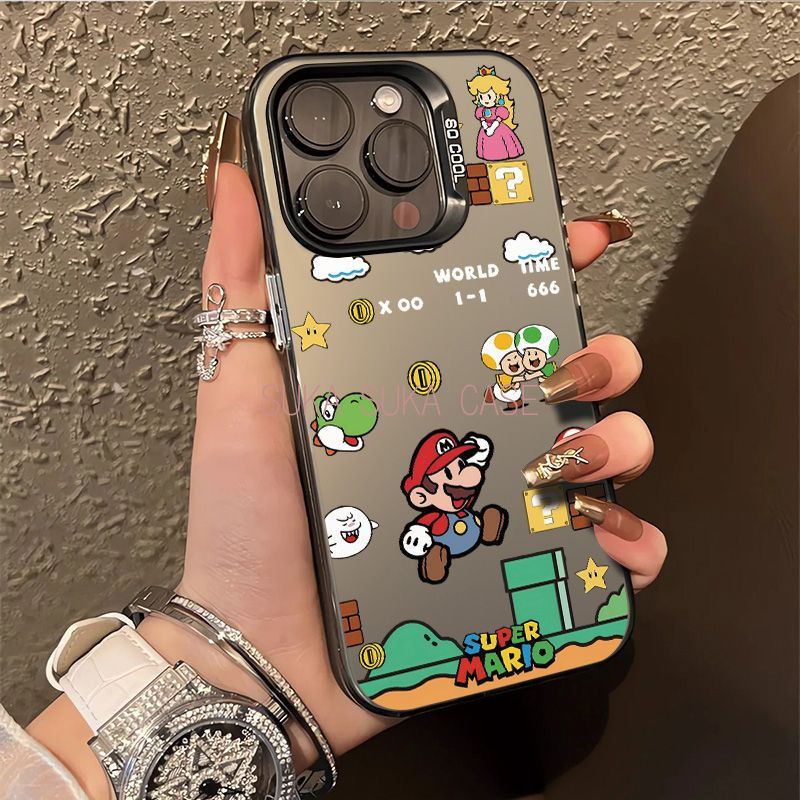 HP Mari0 ประหยัดเจ้าหญิงกรณีiPhone SeriesสําหรับiPhone 11 12 13 14 15 pro PromaxสําหรับiPhone 7plus 