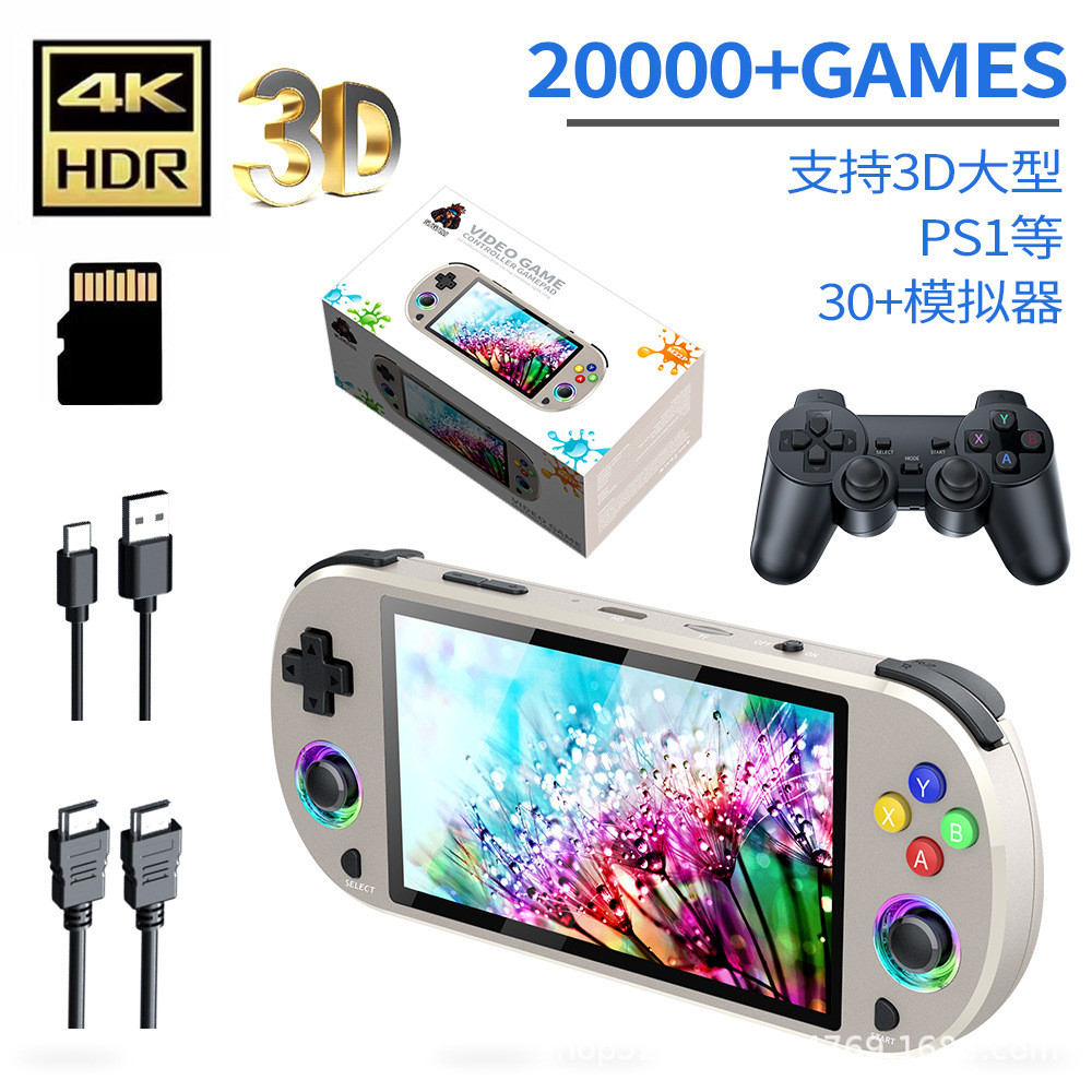 [คลังสินค้าพร้อม] ใหม่ M22Pro Kaiyuan เกมคอนโซลมือถือมือถือคลาสสิก Retro 30 จําลองไร้สาย Handle HD