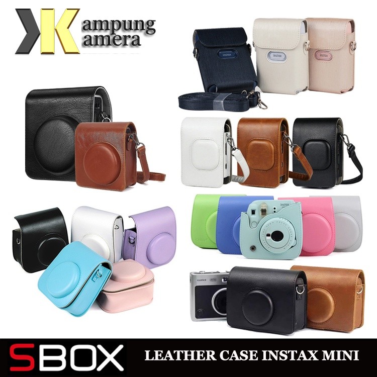 SBox Instax Mini 12 11 9 8 40 EVO LiPlay Link กระเป๋าหนังอุปกรณ์เสริม