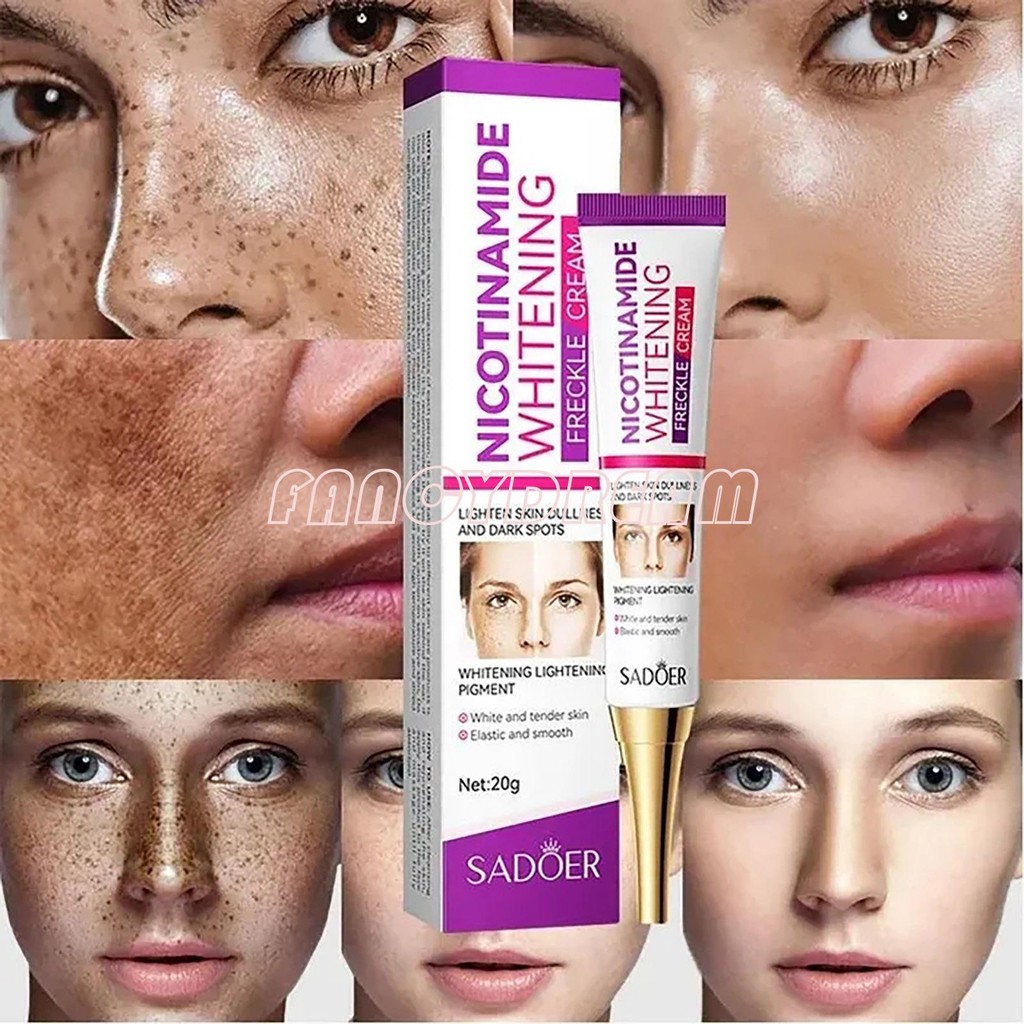 Niacinamide Whitening Spot Cream Lighten Dark Spots ยืดหยุ่น Delicate Skin Repair ครีมสําหรับเส้นใบหน้า Dark Spot ลด