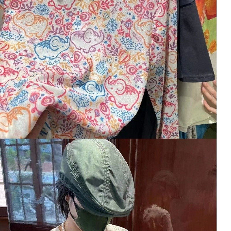 ฤดูใบไม้ผลิฤดูร้อนสไตล์ใหม่การ์ตูน Mickey ผ้าไหมน้ําแข็งตาข่ายเสื้อยืดแขนยาวผู้หญิงเวอร์ชั่นเกาหลี Top Layered All-Match - รูปที่ 6