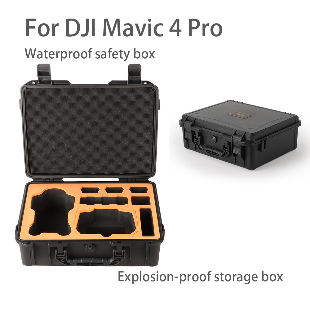 ใช้ได้กับกล่องเก็บของกันน้ํา DJI Mavic 4 Pro ใช้ได้กับกล่องเก็บอุปกรณ์เสริม DJI Mavic 4 Pro มือถือเคสป้องกันการระเบิดไหล่เดียว