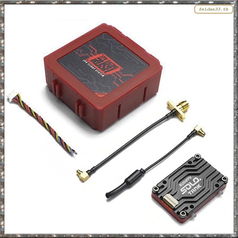 [LHY] RUSH TANK SOLO 1.6W VTX เครื่องส่งสัญญาณวิดีโอ 48CH 1.6W CNC Shell ไมโครโฟนในตัวสําหรับ RC FPV
