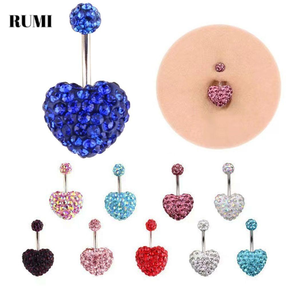 รูมิ‌ จิวสะดือปุ่มเหล็กผ่าตัด Jewellery แหวนท้องปลอม
