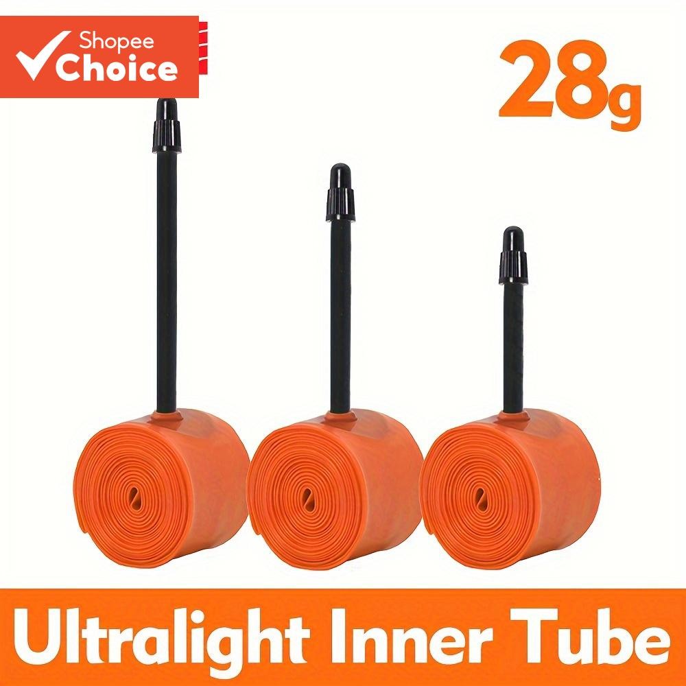 Ultralight Bike Inner Tube 700 x 18 25 28 แผนที่จักรยาน TPU ยาง 45/65/85 มม.ความยาววาล์วฝรั่งเศส Super Light Tube