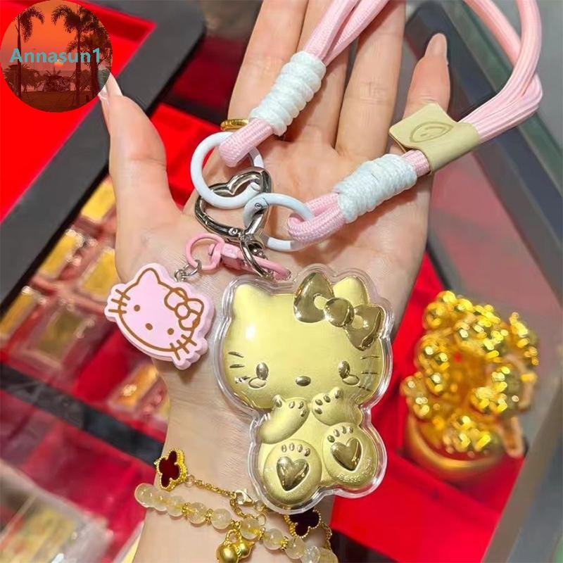 Annasun Universal โทรศัพท์มือถือ Lanyard สายคล้องการ์ตูนแหวนโซ่พร้อมสายรัดข้อมือแพทช์โทรศัพท์มือถือที่ถอดออกได้ TH