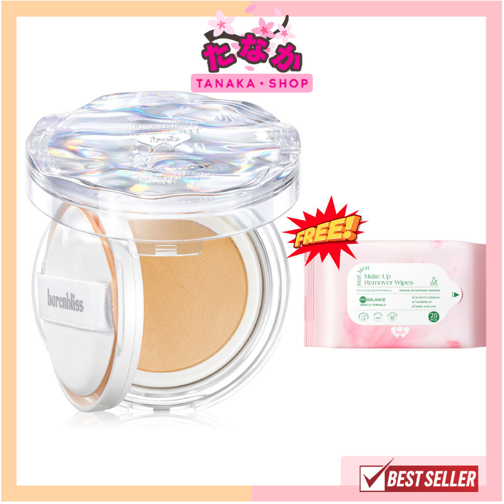 🎁มีของแถมทุกออเดอร์🎁 bnb barenbliss Bloomdew Moonlight Dewy Mesh Cushion SPF 50 PA+++ คุชชั่น (M)