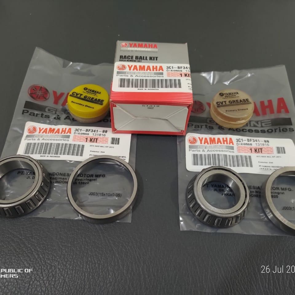 คอพวงมาลัยไม้ไผ่ Racing Yamaha Vixion Old New NVL NVA R15 3C1