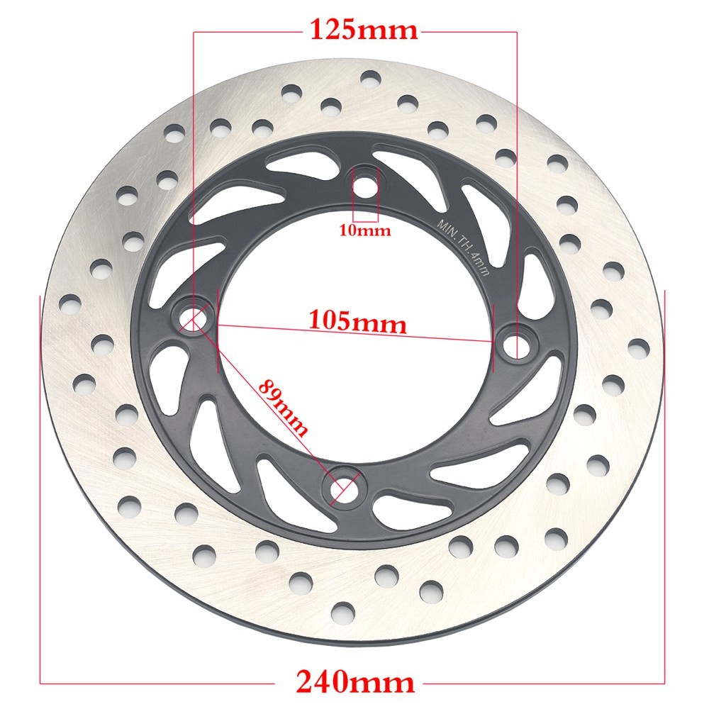 240 มม.ด้านหน้า/ด้านหลังเบรคโรเตอร์สําหรับ Honda SH125 SH150 RA SH 125 SH 150 2001-2003 SH125i SH150