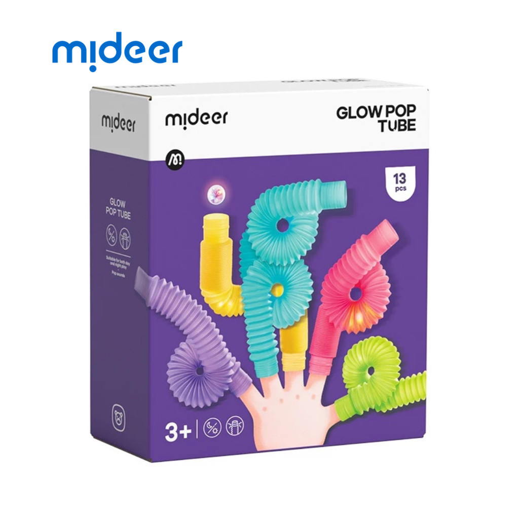 Mideer Colourful Glow Pop Tube (3Y+)