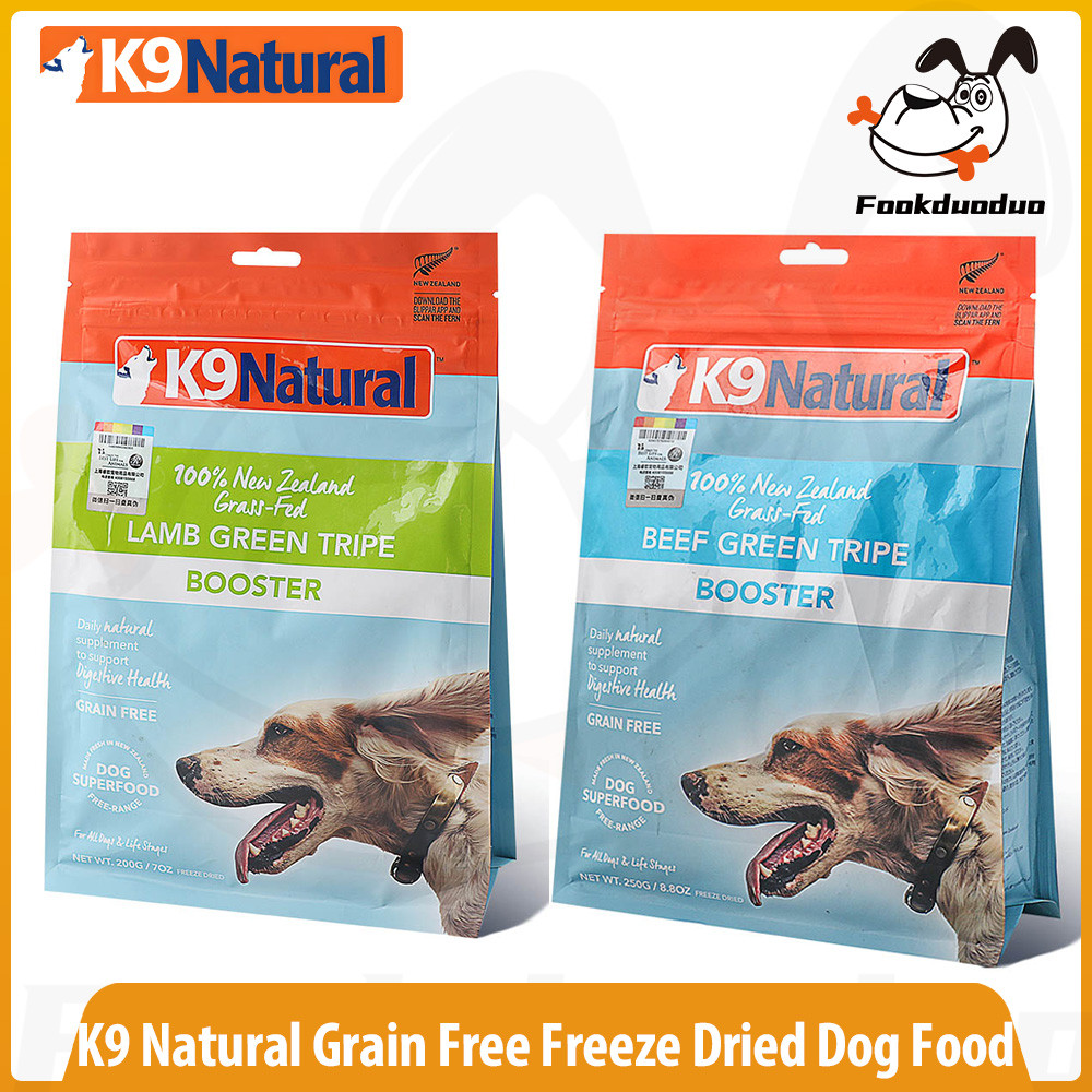 K9 อาหารสุนัขแห้งแช่แข็งธรรมชาติ Grain ฟรีพรีไบโอติก Digestive Support Skin Coat Health All Life Sta
