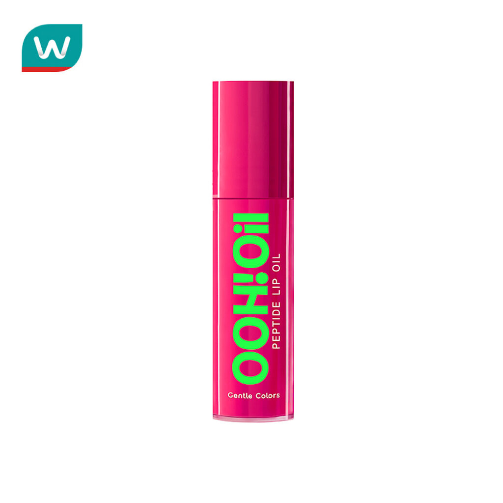 Gentle Colors เจนเทิล คัลเลอร์ อู้ว ออยล์ เปปไทด์ ลิป ออยล์ 2ก. 02 เพร็พพี พิงก์