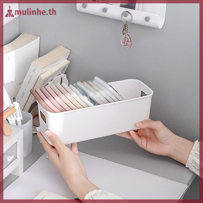 Mulinhe al กล่องเก็บเดสก์ท็อปอุปกรณ์อาบน้ําเครื่องสําอาง Sundries ที่เก็บพลาสติกกล่ององค์กรลิ้นชัก TH