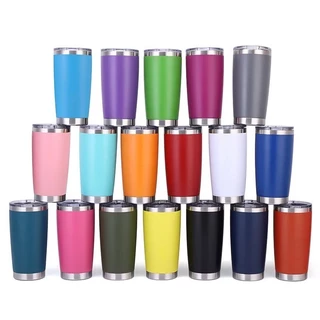 แก้วเยติ แก้วเก็บอุณหภูมิ แก้วเก็บความร้อน/เย็น เก็บความร้อน ขนาด20 oz สีสันสวยงาม พร้อมส่งในไทย