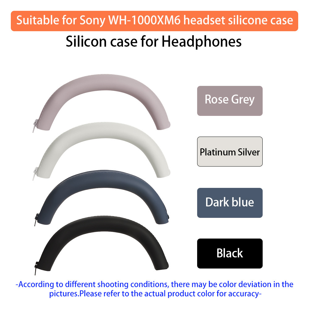 สําหรับเคสป้องกันหูฟังแบบติดศีรษะ Sony WH-1000XM6 | ฝาครอบซิลิโคนอ่อนนุ่มระดับพรีเมียม สวมใส่ง่าย ราคา ถูกที่สุด ดีลบีเคเค แกลเลอรีภาพที่ 4