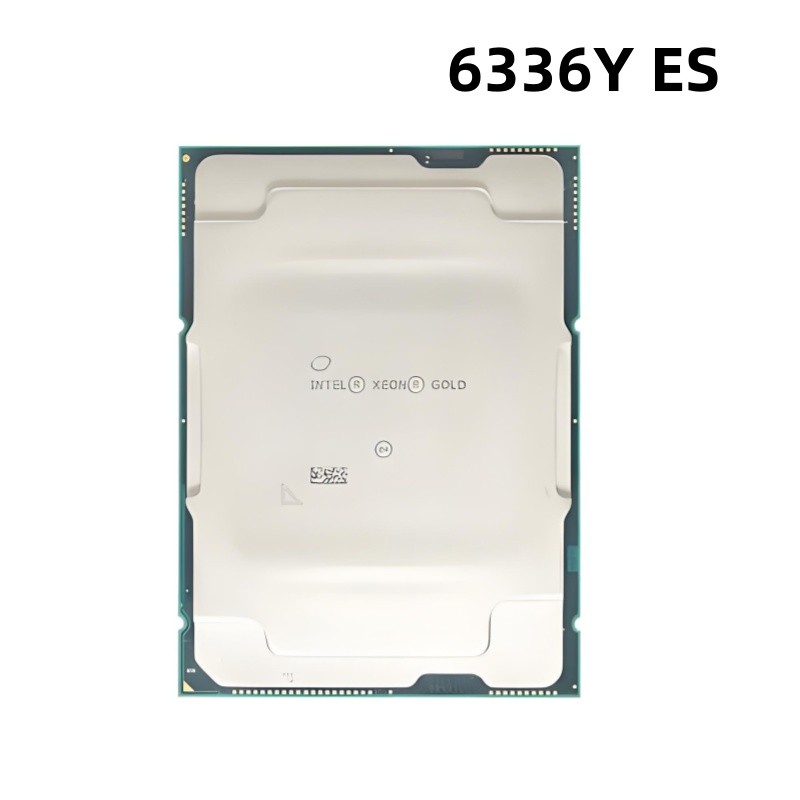 Xeon Gold 6336Y ES เซิร์ฟเวอร์ CPU โปรเซสเซอร์ 2.40GHz 24 core 48 ด้าย 36MB DDR4 185W TDP 10nm FCLGA