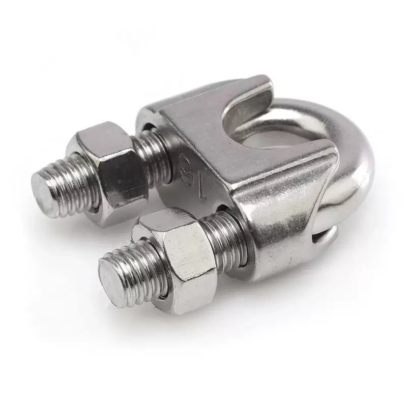 กิ๊บจับลวดสลิง Wire Rope Clip สแตนเลส 304 มีหลายขนาด M3 - M8