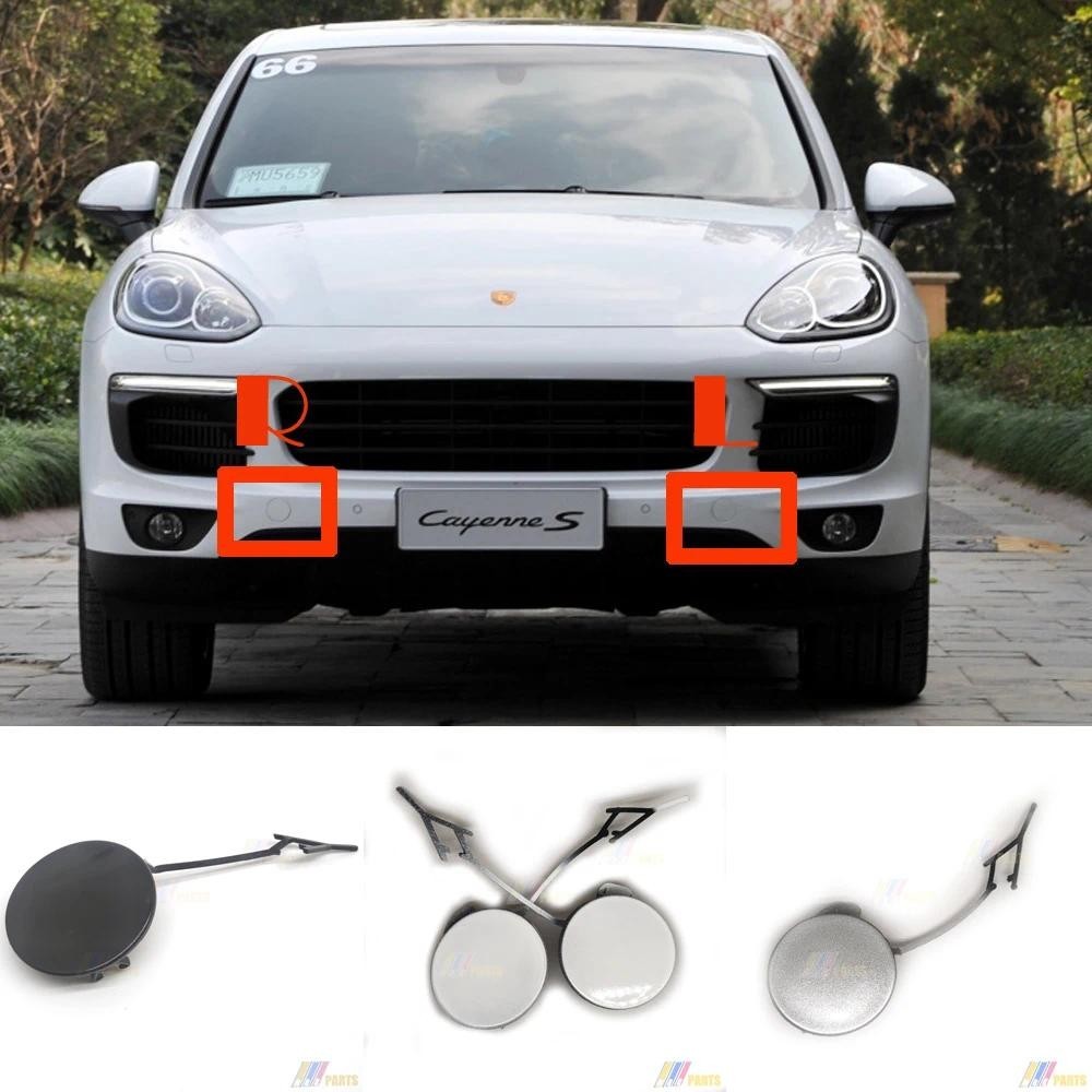 Fit 15-18 L&R Porsche Cayenne 3.0L 3.6L 4.8L S TDI Hybrid FRONT TOW EYE CAP COVER 95850515540G2X 958