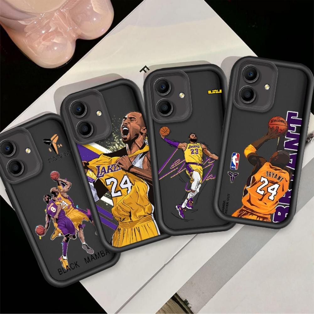 Angel Eye Trend สําหรับ OPPO A3 A3X A3Pro A5 Pro A40 4G 5G NBA Superstar Jersey ซิลิโคนกันกระแทกกรณี