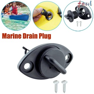 FENL ท่อระบายน้ำปิดผนึกปลั๊ก PP สีดำ Marine Drain Plug อุปกร…