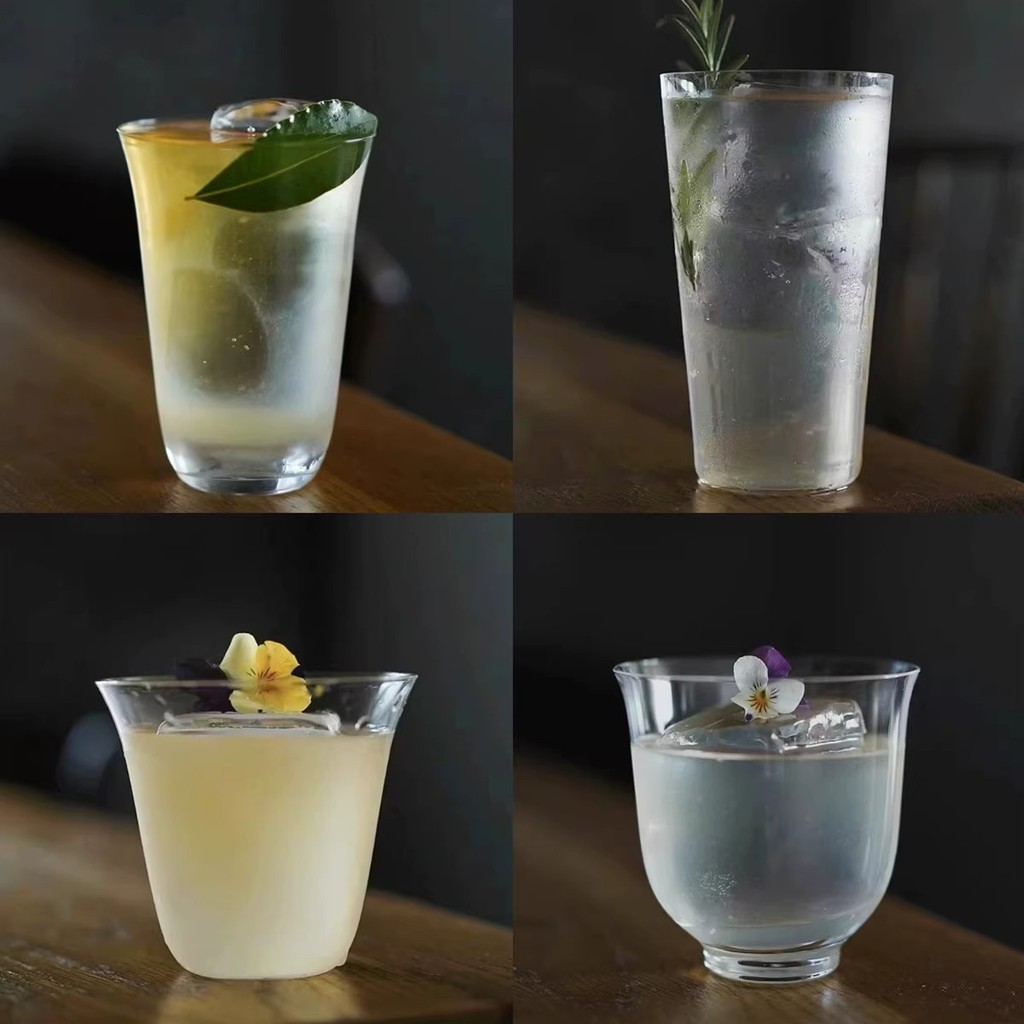 สไตล์ญี่ปุ่น Kimura Series Hyperbo Colin แก้วค็อกเทลวิสกี้บาร์ครัวเรือนขายส่งแก้วคริสตัล Family Bar