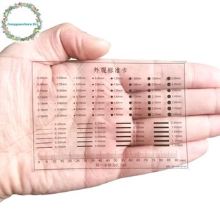 YUNSTORE ลักษณะมาตรฐานการ์ดวัดจุดวัดฟิล์มใส Stainparison การ…