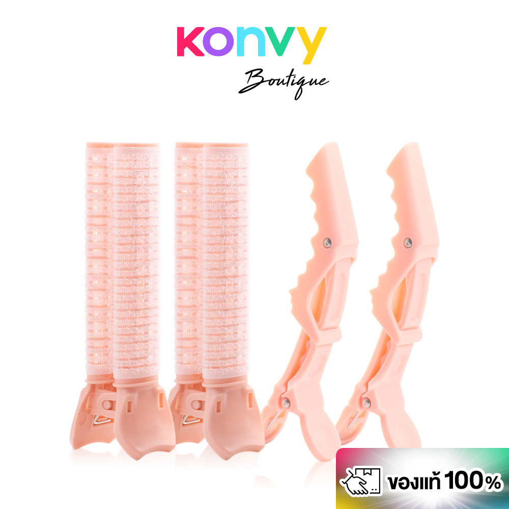 KVY Hair Curlers & Positioning Hair Clips Set เซทกิ๊บโรลยกโคนผมและกิ๊บแบ่งผม.