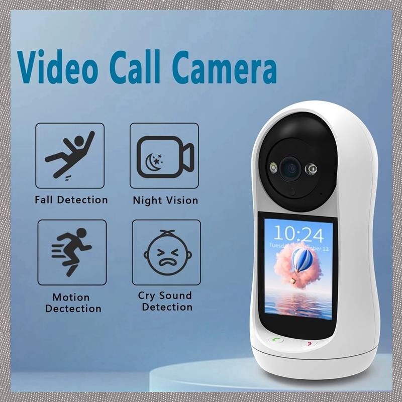 [ML O] 3MP Wifi Camera Video Call พร้อมหน้าจอ IPS 2.8 นิ้ว IP Camera Baby Monitor กล้องรักษาความปลอด