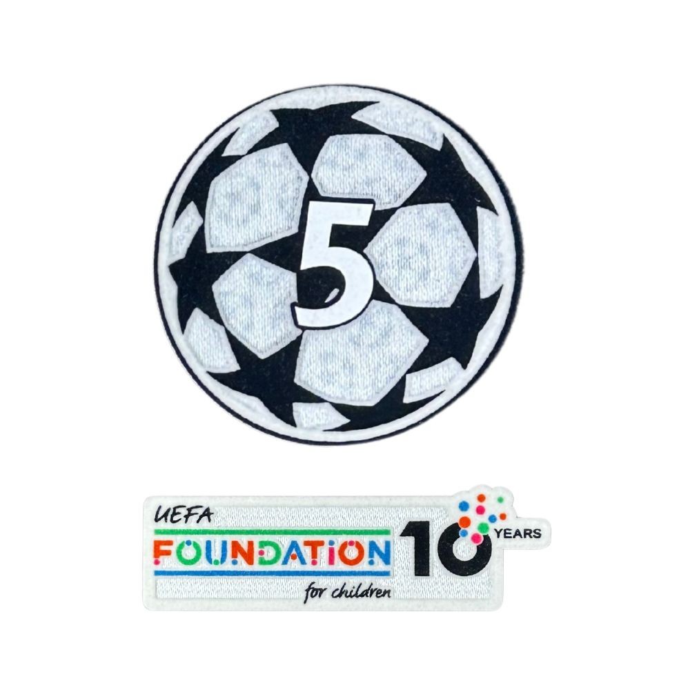 OFFICIAL 2025-26 UEFA UCL Starball BOH 5 + Foundation 10 Years Anniversary Patch