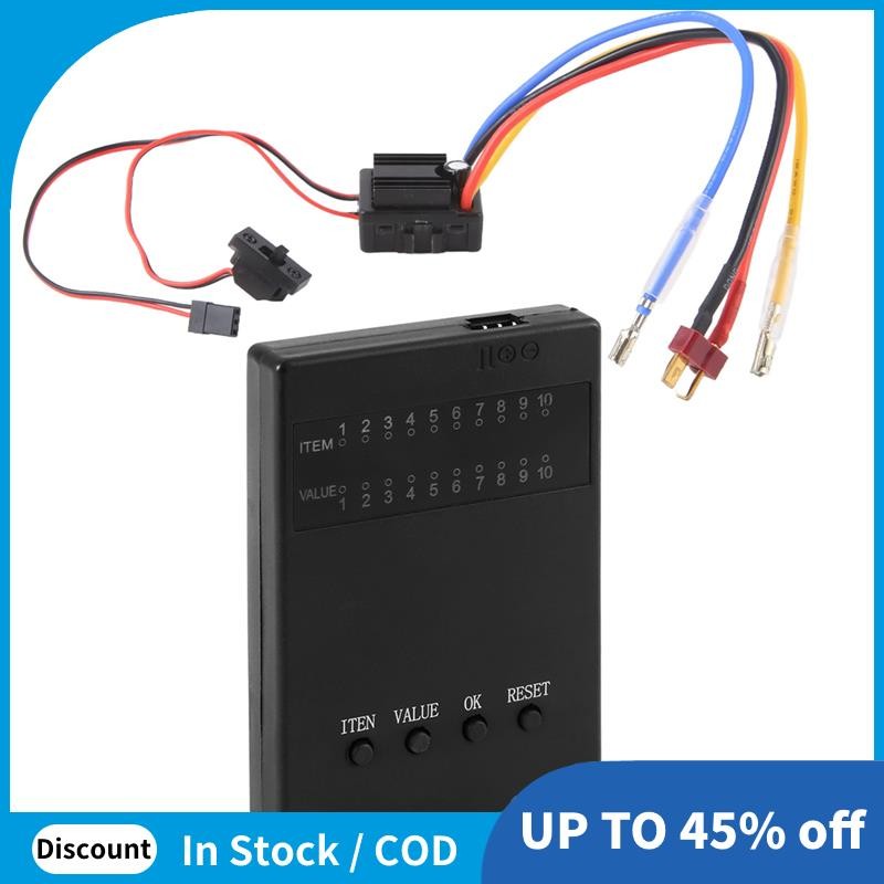 80A ESC -880 1/10 1/8 -Crawller แปรงแปรง 80A 1080 ตัวควบคุมความเร็วอิเล็กทรอนิกส์กันน้ํา ESC พร้อมกา