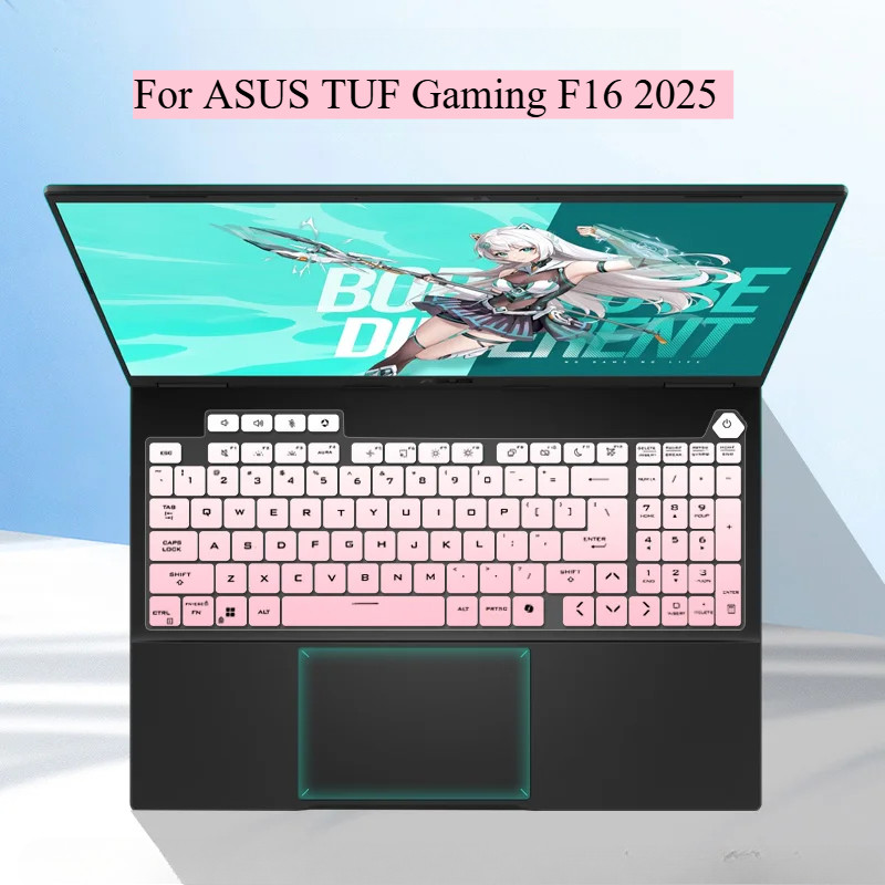 แป้นพิมพ์ซิลิโคนแล็ปท็อปสําหรับ ASUS TUF Gaming F16 2025 FX608J FX608/TUF Gaming A16 2024 FA608W FA608WV FA608WI FA608