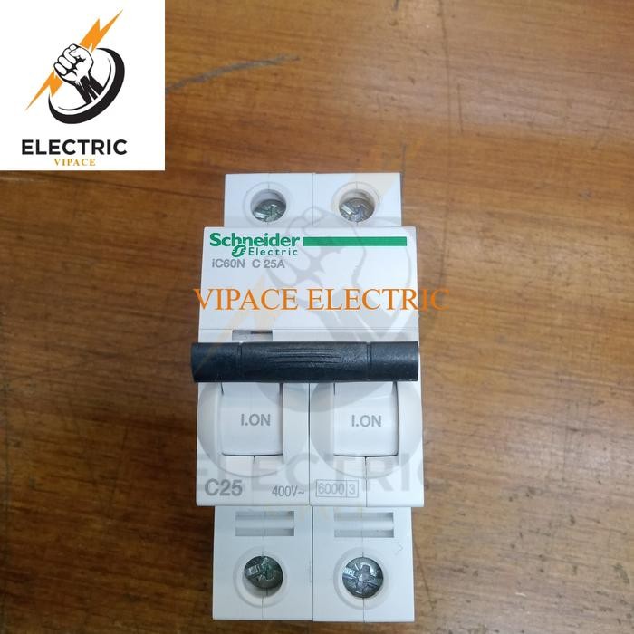MCB ic60n 2p 25a Schneider
