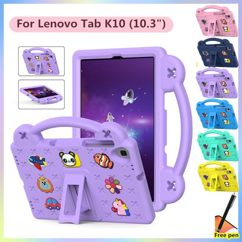 เคสสําหรับ Lenovo Tab K10 (10.3") แท็บเล็ตเด็กปลอดภัย Eva คอมพิวเตอร์กันกระแทกอุปกรณ์เสริมปลอกฝาครอบมือถือ