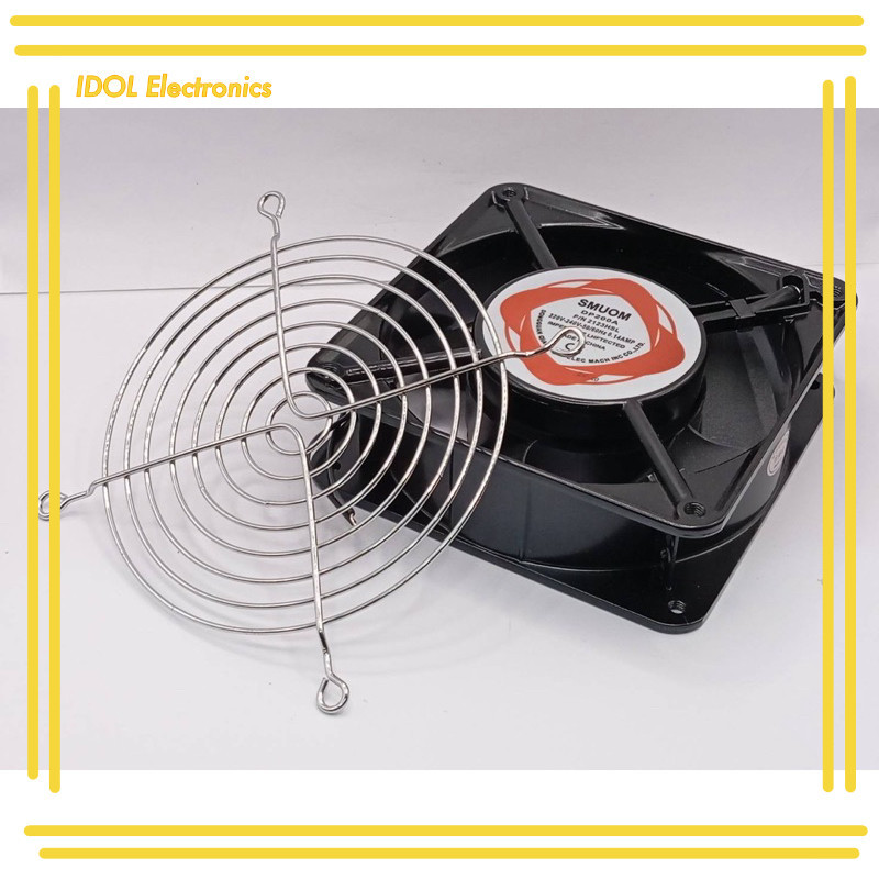 ราคาถูก! พัดลม 220 v พร้อมตะแกรงกันฝุ่น   พัดลม +พัดลม4นิ้วครึ่ง พัดลม220v DP200A ตะเเกงพัดลม +พัดลม