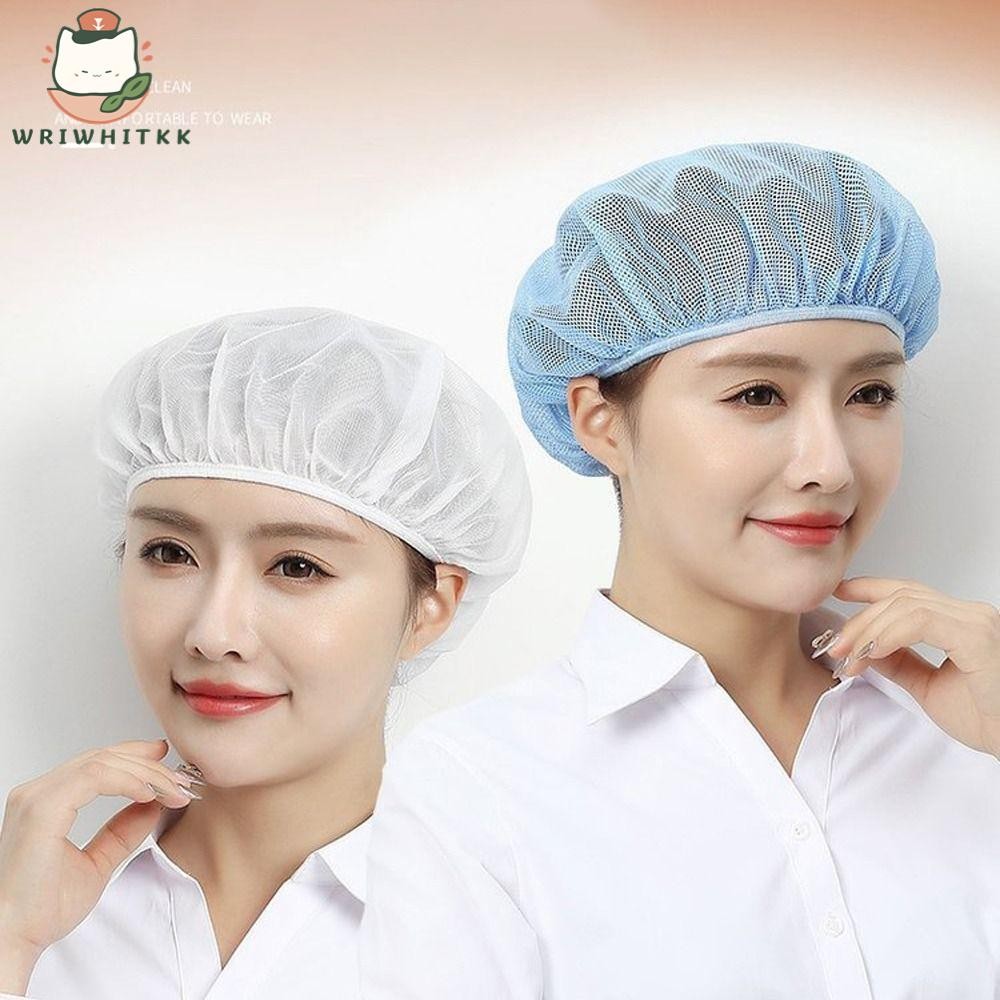 ว้าว22หมวกทํางานตาข่าย, ชุดทํางานตาข่ายคลุมผมหมวกเชฟ, สุขาภิบาลระบายอากาศทําอาหารหมวกอนามัยโรงอาหารจัดเลี้ยง