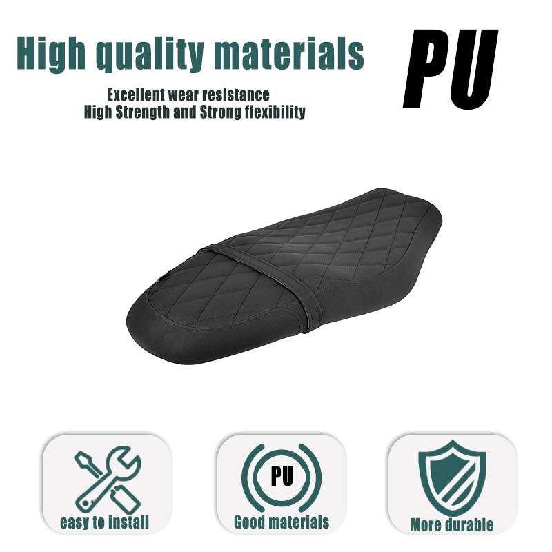 XTMOTO One Piece เบาะรองนั่งสําหรับ Triumph SPEED 400/ SCRAMBLER 400X 2024 2025 ด้านหน้าด้านหลังที่น