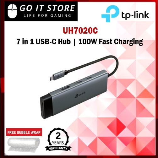 TP-LINK USB TYPE-C 7 IN 1 HUB UH7020C