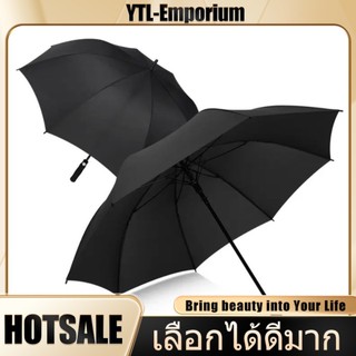 EMPด้ามยาวกอล์ฟอัตโนมัติร่มความดันอากาศคู่กันแดด UV บุรุษธุรกิจตรงร่ม ร่มสีรุ้ง ร่มกันฝน กันแดด กันยูวี Umbrella Rainbow