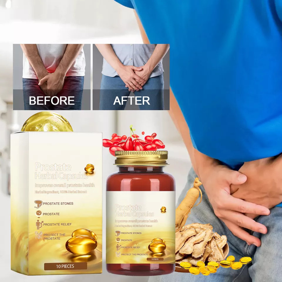 1 x 10 ชิ้น North Moon Prostate Health Capsules, North Moon Capsules ใหม่