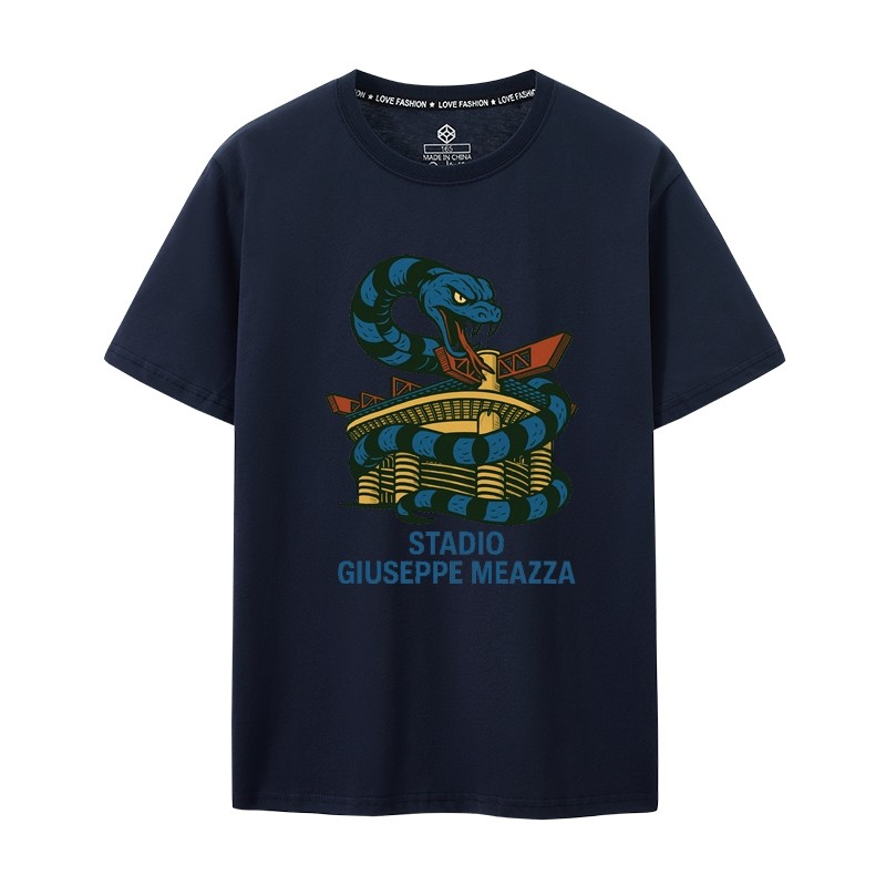 2025 Short sleeved T-shirt Inter Milan Forza Inter Milan fans Champions League final Lautaro Champio