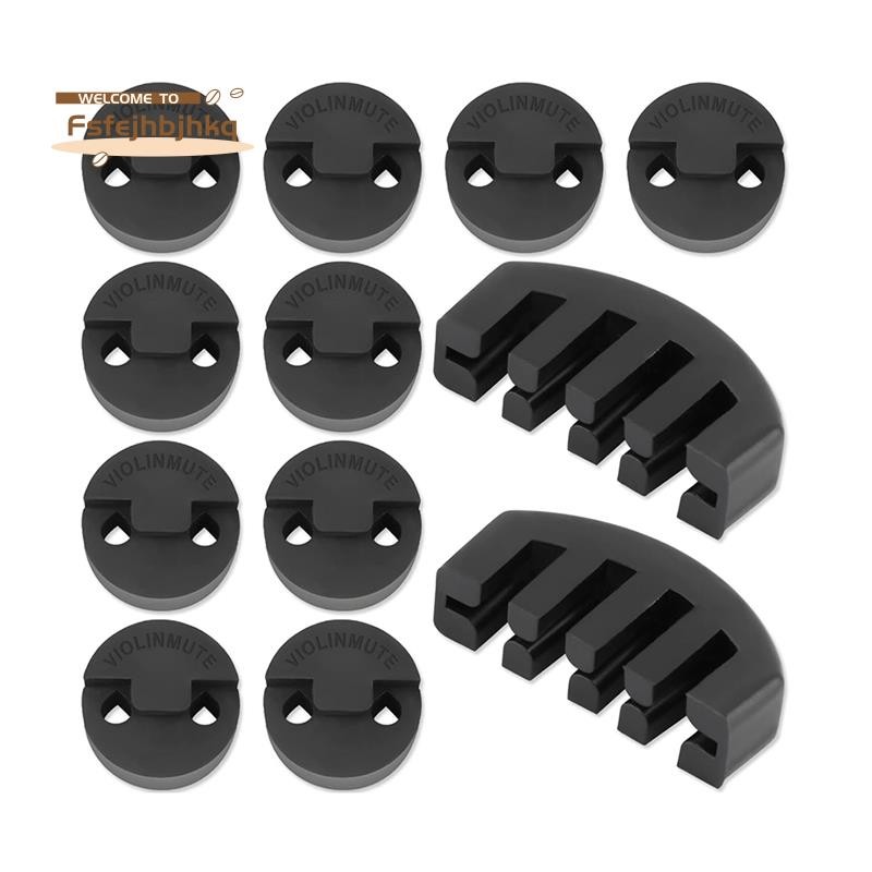 fsfejhbjhkqViolin Practice Mute Set, Round Mute สําหรับไวโอลินและไวโอลินฝึก Mute,Violin เงียบ Fiddle