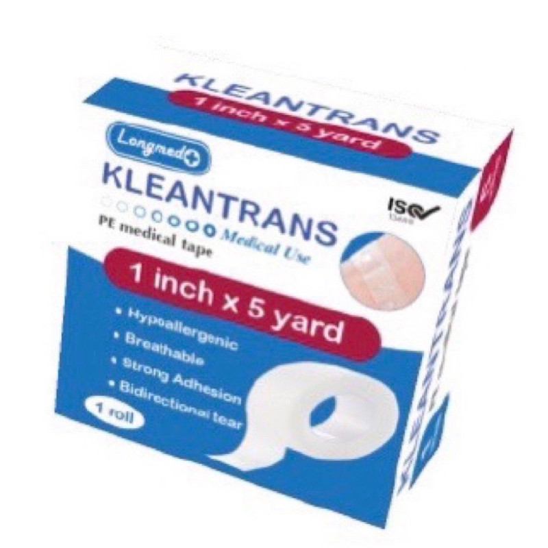 ส่งไว✨ เทปปิดแผล 9 ขนาด (คุณภาพดี) ✅ ทางการแพทย์ เยื่อกระดาษ ใส เทปล็อค พลาสเตอร์ปิดแผล Kleantrans PE Medical Tape - รูปที่ 7
