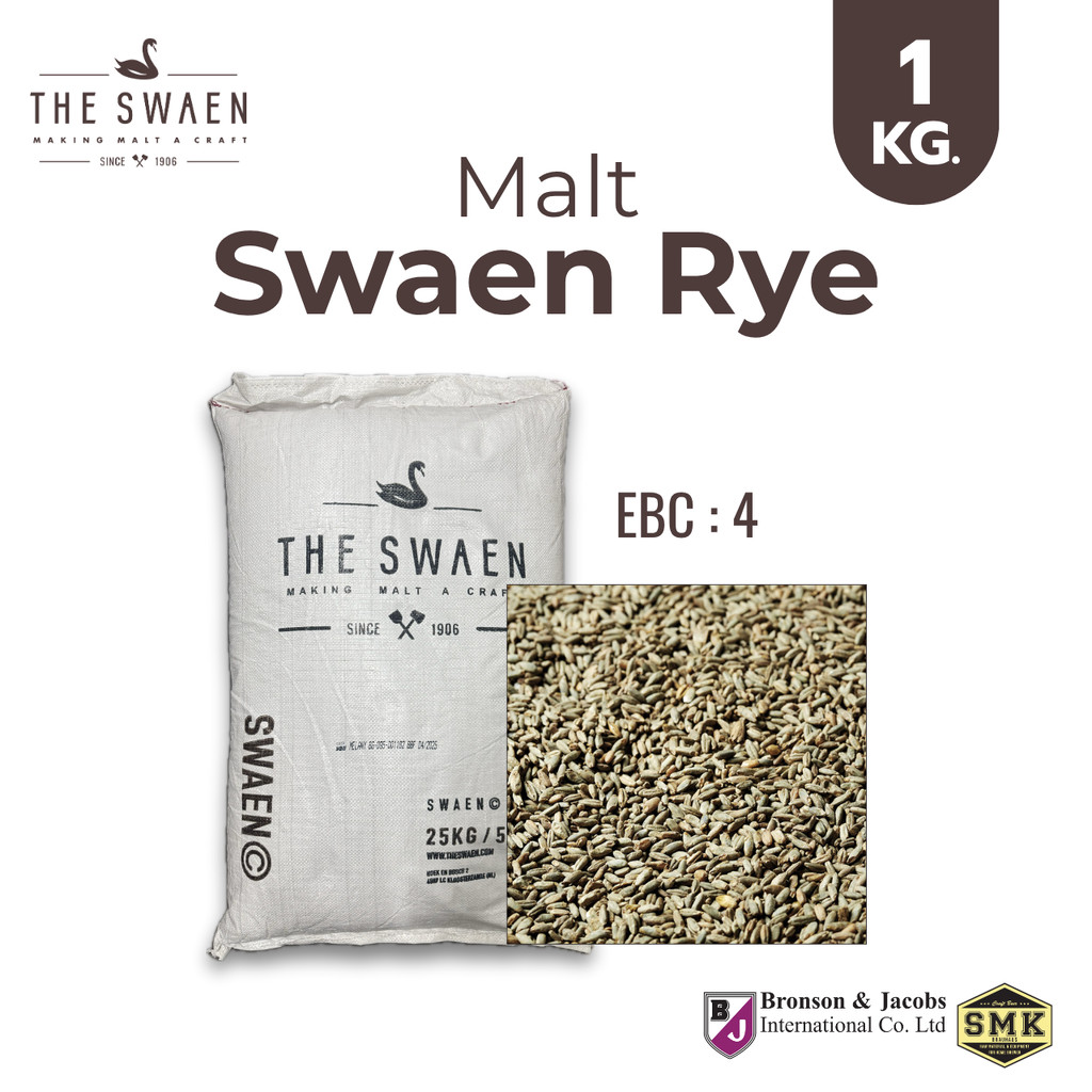 Malt มอลต์ The Swaen : Rye 1 Kg. สำหรับทำเบียร์ คราฟท์เบียร์ โฮมบรูว์ โรงเบียร์