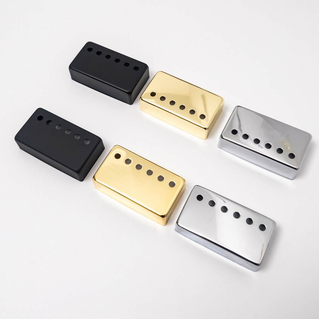 LP/SG กีตาร์ Humbucker Pickup Cover โลหะฝุ่นฝาครอบทองเหลืองสีสําหรับกีตาร์ไฟฟ้า 50 มม.52 มม.1 ชุด
