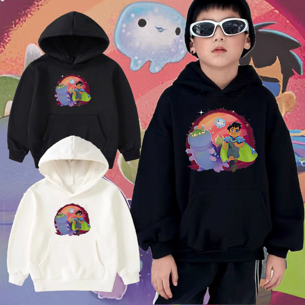 2025 Disney and Pixar’s #Elio #เอลิโอ” Children's Hoodie ผ้าเนื้อนุ่ม เหมาะกับเด็ก 120-130