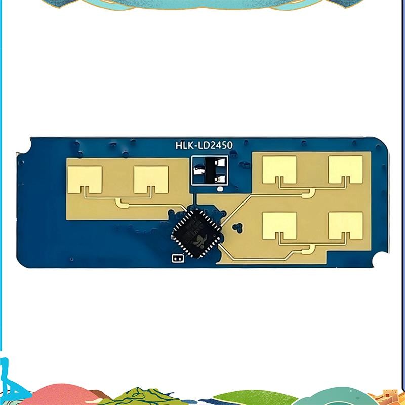 24G HLK-LD2450 มิลลิเมตร Wave Human Movement เซ็นเซอร์เรดาร์โมดูล LD2450 การตรวจจับระยะทาง 8M สมาร์ท