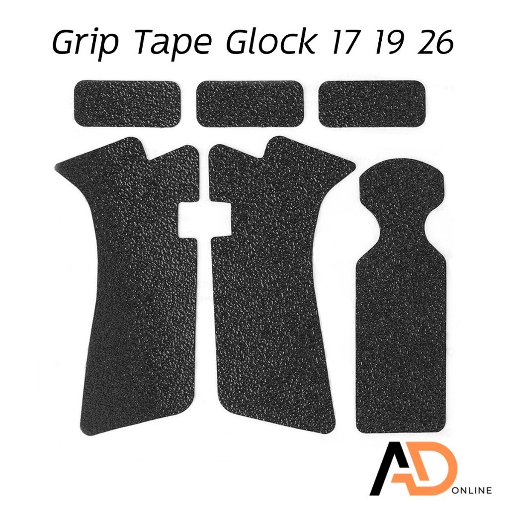 TAEKO เทปกันลื่น เทปยางกันลื่น สำหรับ Glock 17 19 26 Grip Tape Glock