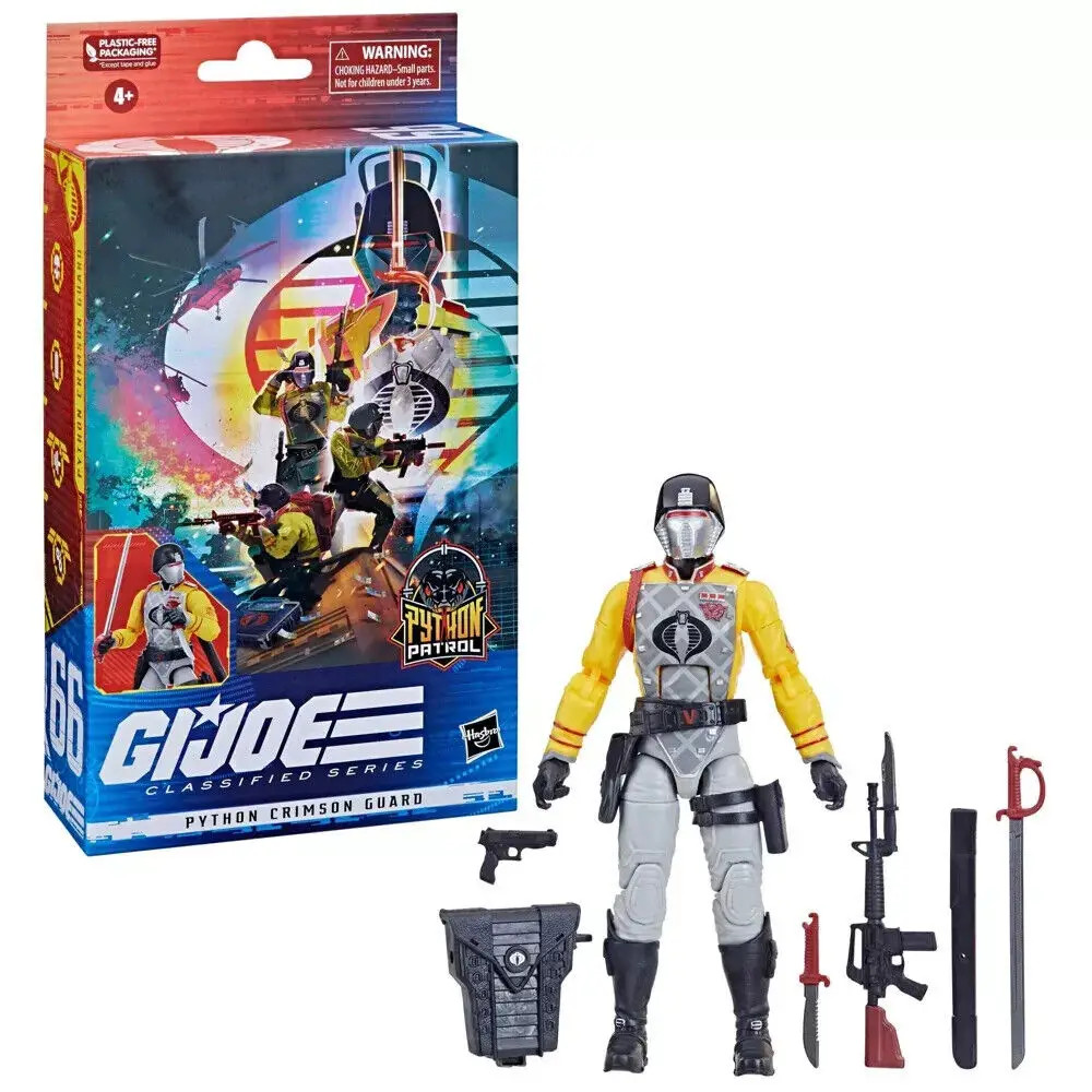 ในสต็อก GI JOE GI JOE Classified Series 066 Python Crimson Guard Target Exclusive Action Figure ของเ