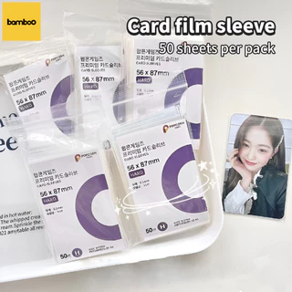 ซองใส ใส่การ์ด ซองใส่การ์ด 50pcsไอดอลเกาหลี การ์ด อัลบั้ม การ์ดสะสม photocard การ์ดเกาหลี